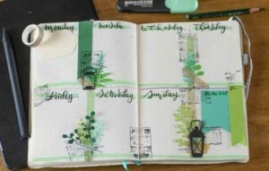 planner with to do list and areas to braindump and categorize lists