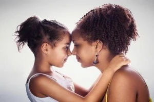 Mom and daughter great relationship