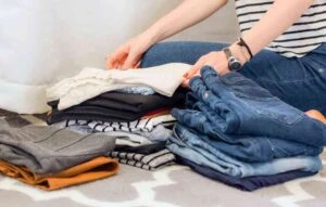 purging clothes from closet