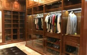 high end closet for professional wardrobe management