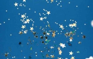 confetti to celebrate organizing month