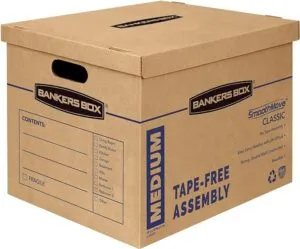 SmoothMove Bankers Boxes - medium