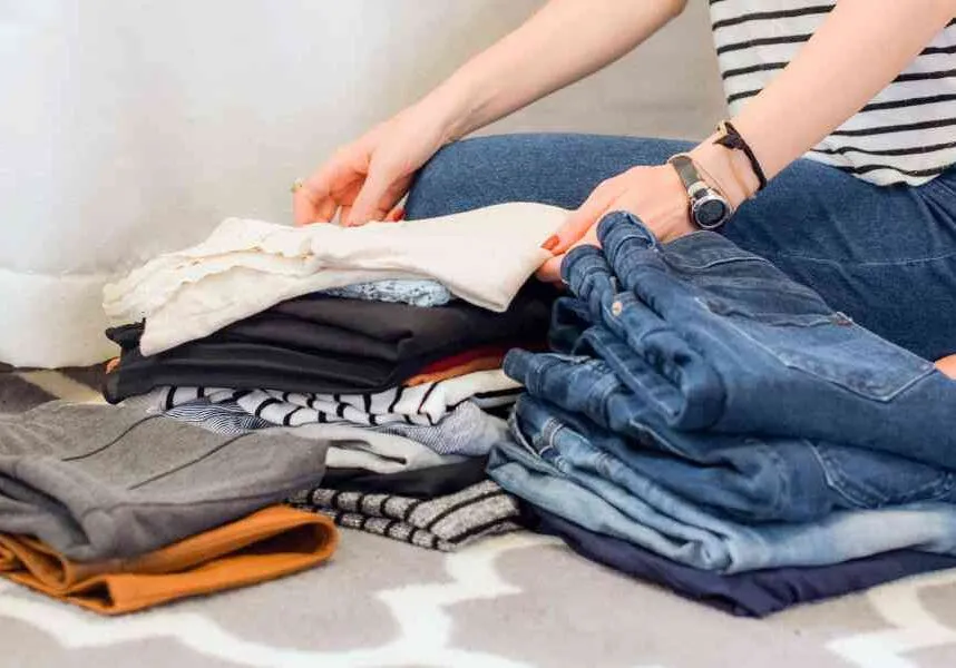 purging clothes from closet