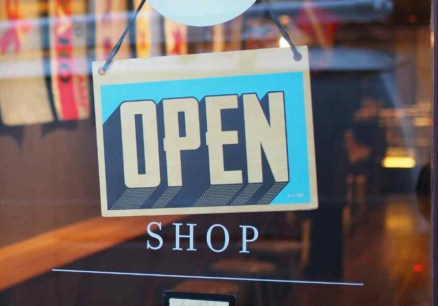 professional organizer open for business sign